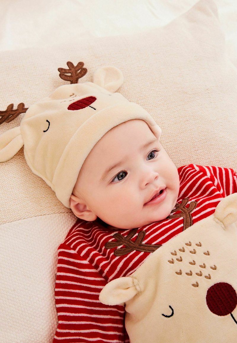 Next CHRISTMAS Chapeau cream red/beige ZALANDO.FR