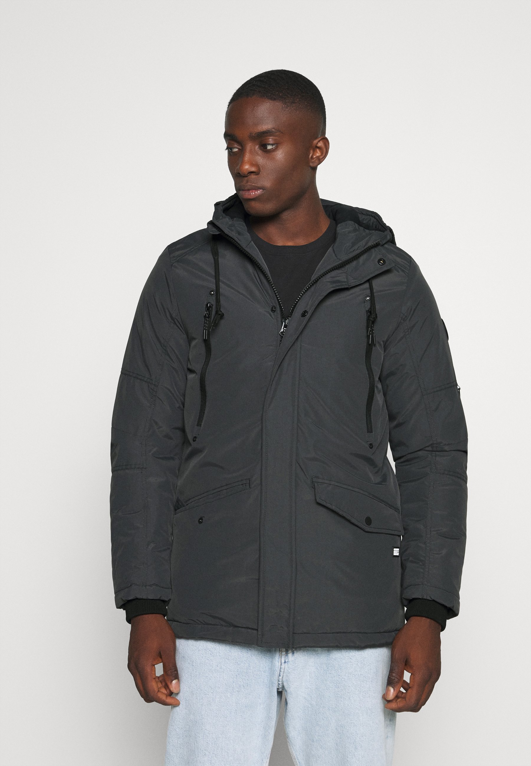 Cars Jeans AOSTA TASLON Winterjas antraGrijs Zalando.nl Cars Jeans AOSTA TASLON Winterjas blackZwart Zalando.nl
