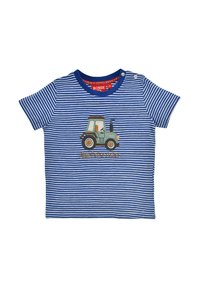 Weit Geschnittene Mädchen Bluse Aus Baumwollstoff - Himmelblau, Mädchen