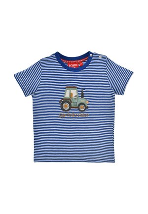 HALBARM GERINGELT TRAKTOR - Print T-shirt - blau