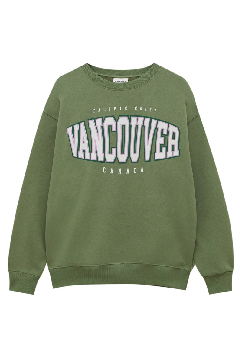 Damen Sweatshirts | PULL&BEAR CONTRAST VARSITY Sweatshirt green/grün - CG91326 Damen Sweatshirts | PULL&BEAR CONTRAST VARSITY Sweatshirt green/grün - CG91326