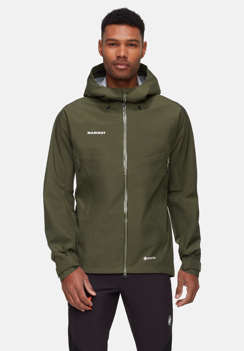 Mammut CRATER HOODED JACKET MEN - Hardshelljacke - dark marsh