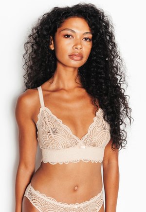 ROUGEGORGE, DENTELLE - Soutien-gorge triangle - poudre