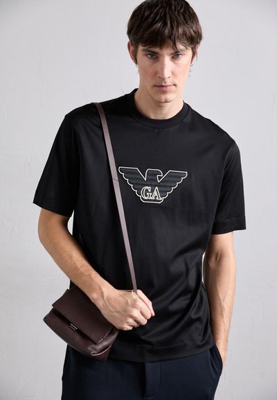 Emporio Armani Trükipildiga T-särk - black