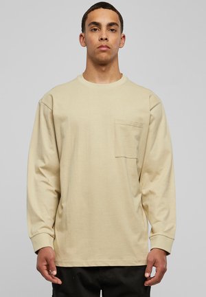 HEAVY OVERSIZED  - Maglietta a manica lunga - concrete