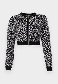CHEETAH SNAP JACKET - Cardigan - aluminum