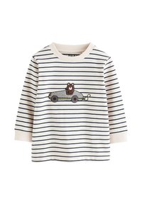 Non selezionato, white/blue stripe bear car