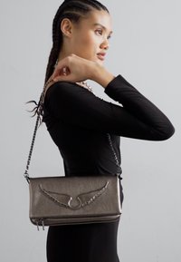 Zadig & Voltaire ROCK WINGS - Mala a tiracolo - gunmetal