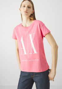 Armani Exchange Marškinėliai su spaudiniu - watermelon