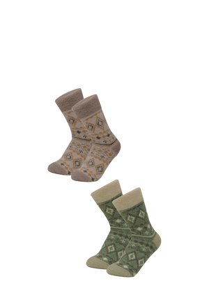 2ER PACK - Socken - beige