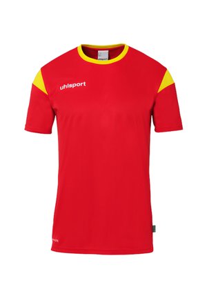 TEAMSPORT - SQUAD 27  - Sport T-Shirt - rotgelb