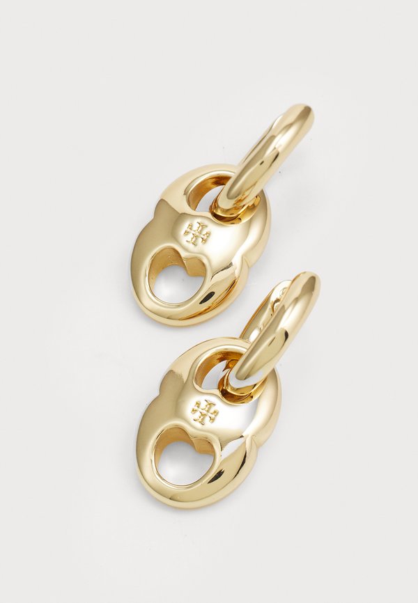 SMALL GEMINI LINK HOOP EARRINGS - Earrings3