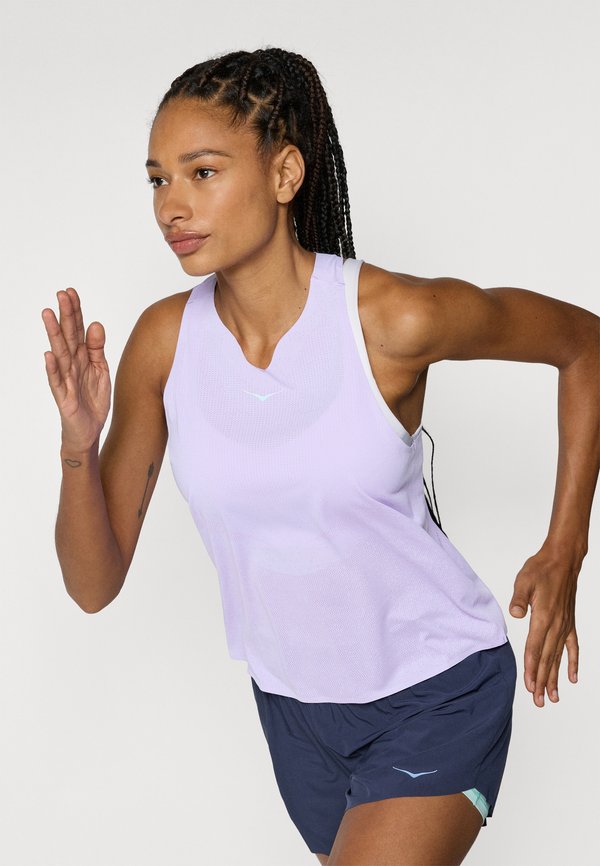 RACE SINGLET - Top - aster flower4