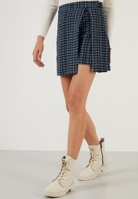 LELA Jupe trapèze - indigo