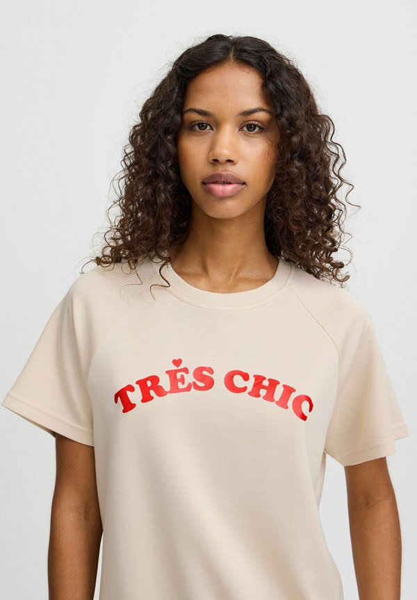 IXSVALA - Print T-shirt - almond milk4