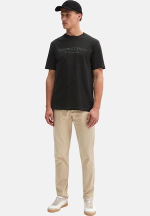 Marc O'Polo, MARC O'POLO 2 PACK - T-shirts print - schwarz   weiß