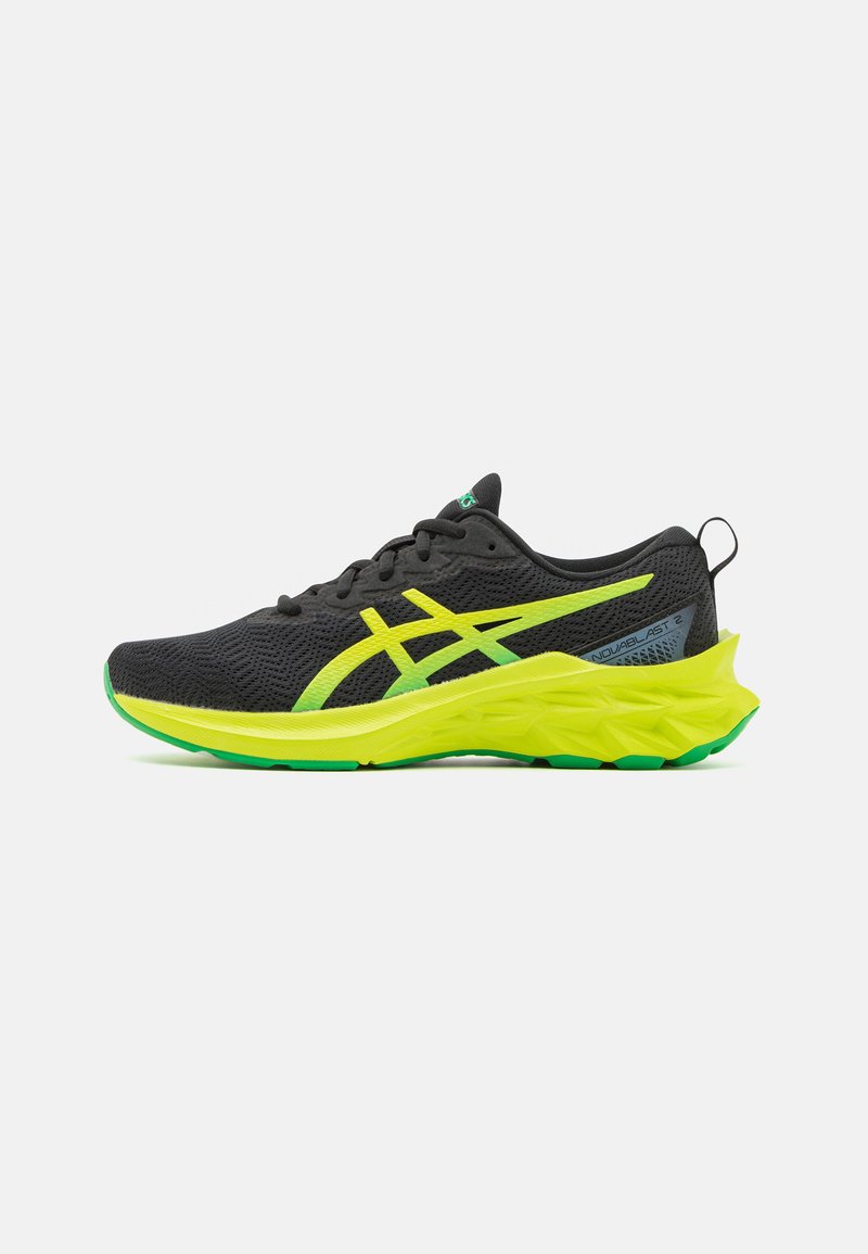 ASICS NOVABLAST 2 UNISEX Competition running shoes black/lime zest