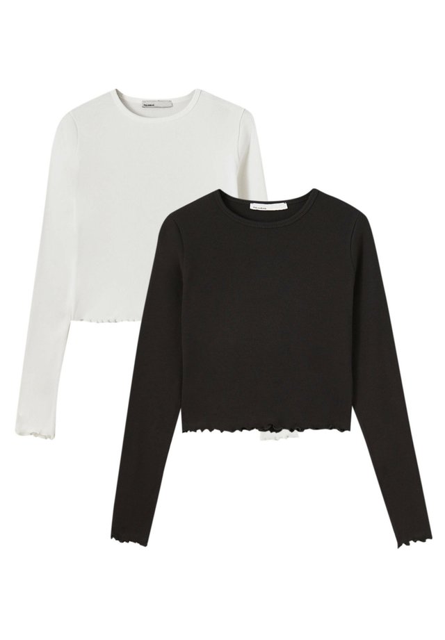 2 PACK - Langarmshirt - black