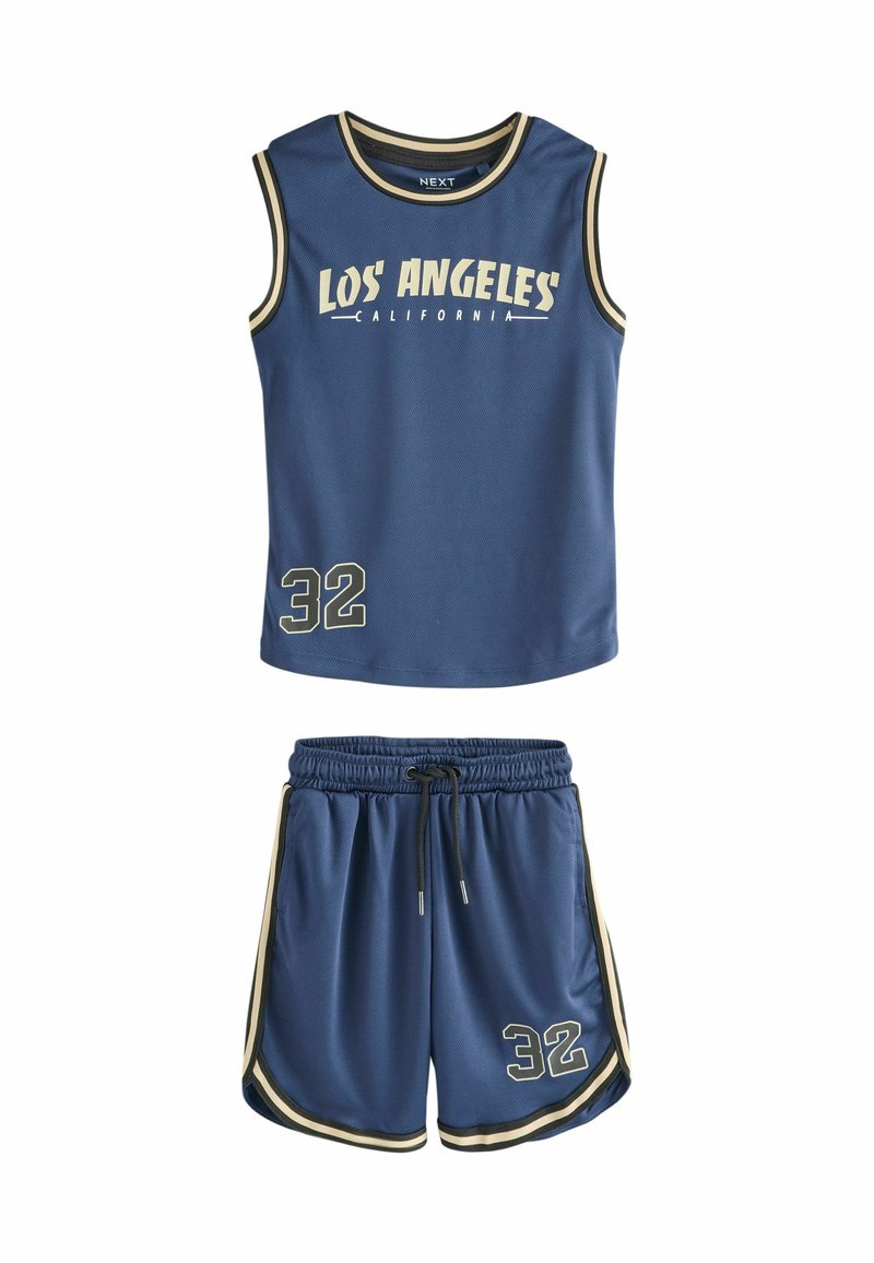 Next - REGULAR FIT - TANK SET  - Tracksuit bottoms - navy blue, Enlarge
