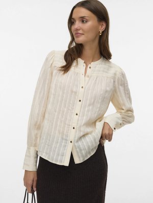MISELLE L/S SHIRT WVN BTQ - Overhemdblouse - birch