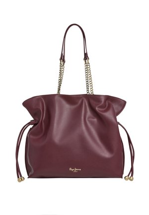 Pepe Jeans GWENDOLYN - Håndtasker - burgundy red