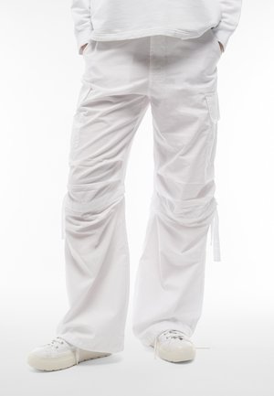Freddy MELANIE CARGO - Housut - bianco direct dyed