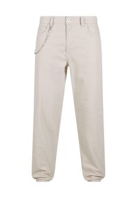 BOYFRIEND FIT - Sirgete säärtega teksad - ecru