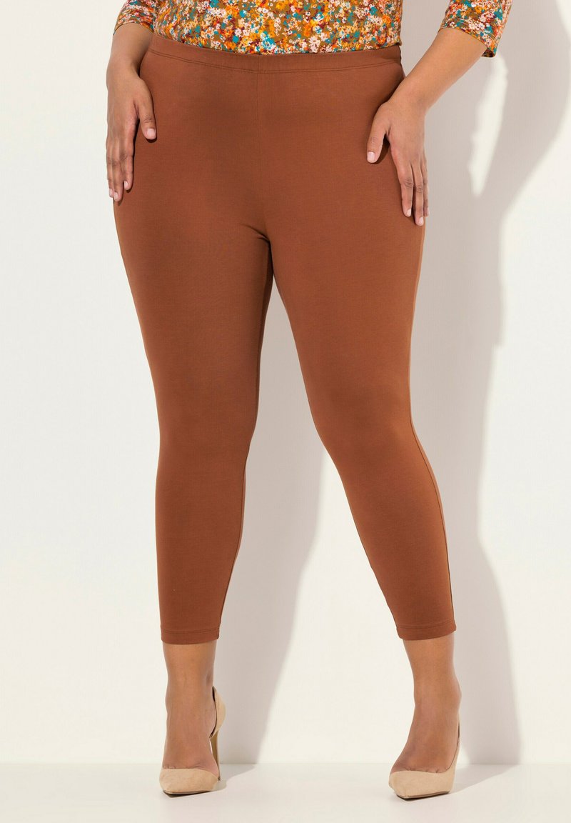 Ulla Popken GROSSE GRÖSSEN 7/8 - Leggings - light fawn brown