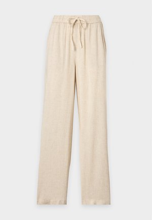 New Look, LOOK WIDE LEG DRAWSTRING - Pantalones - stone