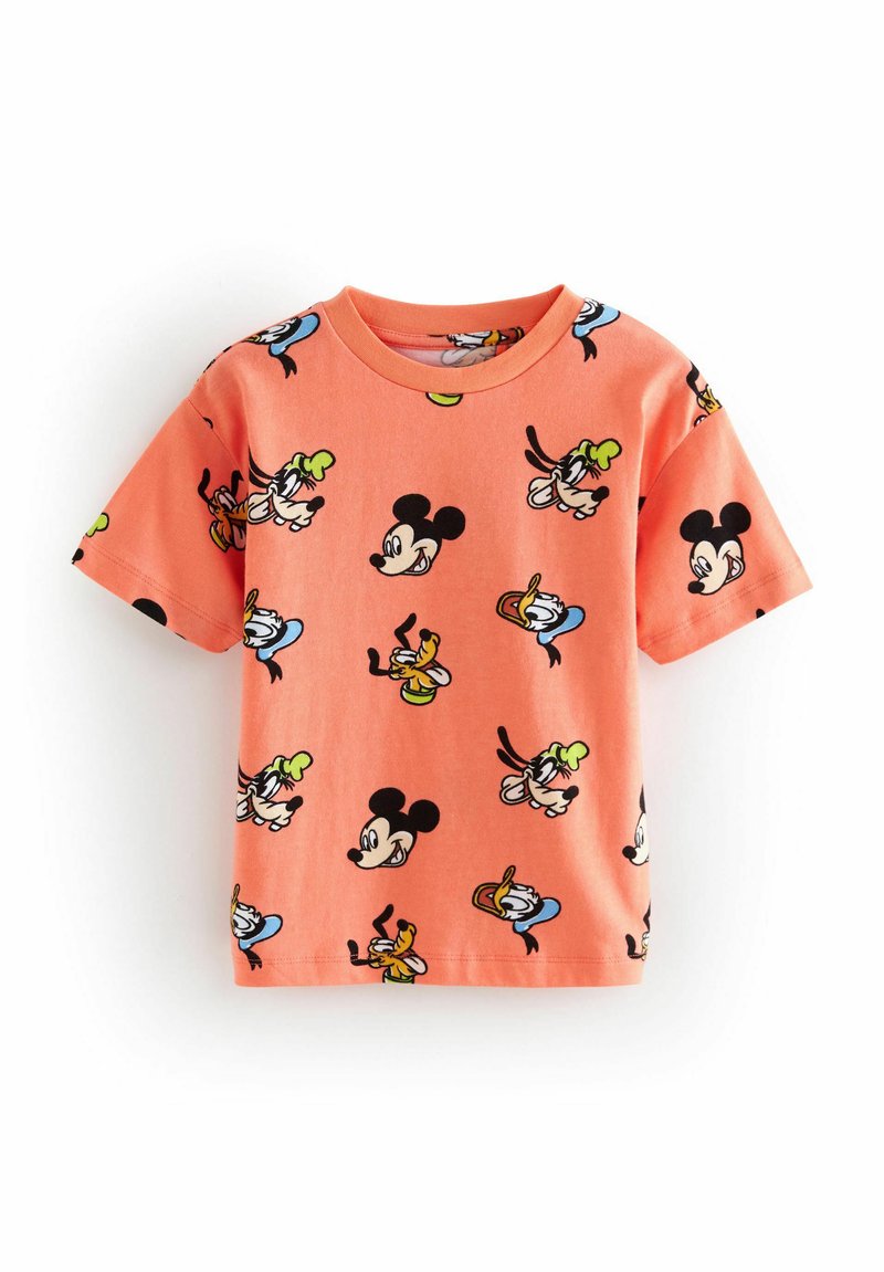 Next MICKEY SHORT SLEEVE-REGULAR FIT - Trükipildiga T-särk - coral pink