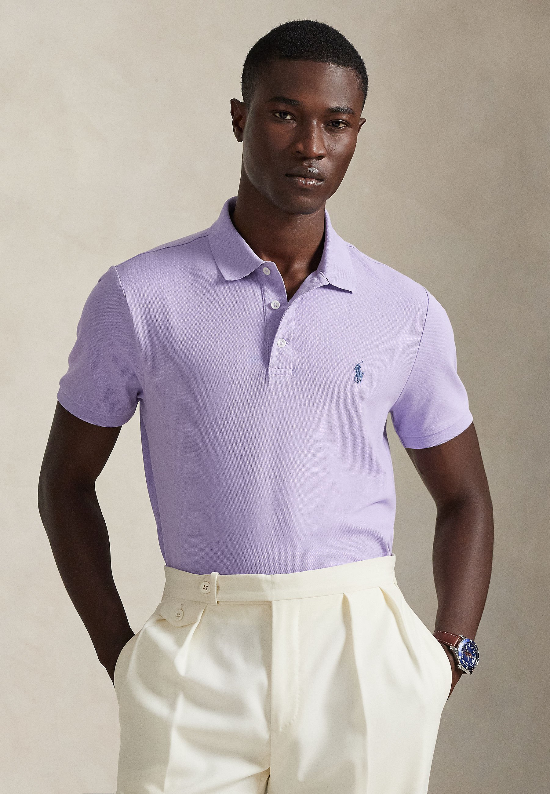 Polo Ralph Lauren CUSTOM SLIM FIT STRETCH MESH POLO SHIRT - Polo