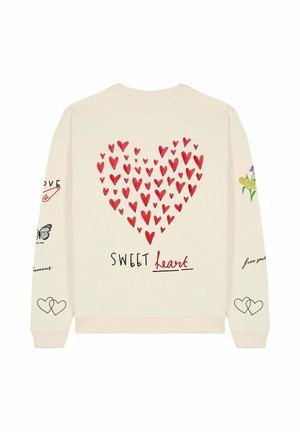 SWEETHEART TATTOO UNISEX - Sweatshirt - off white