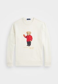 LUNAR NEW YEAR POLO BEAR SWEATSHIRT - Collegepaita - clubhouse cream