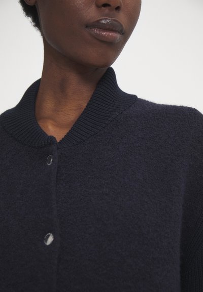 PS Paul Smith WOMENS CARDIGAN SNAP FRONT - Cardigan - black