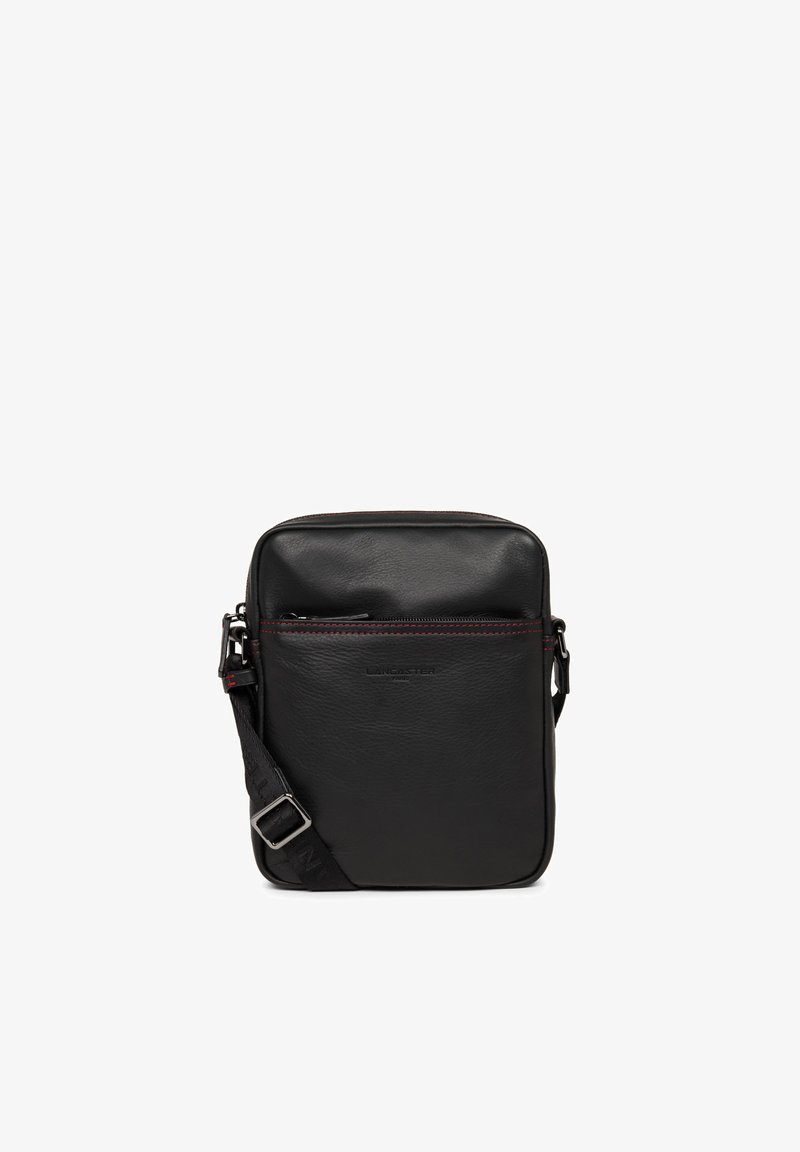 LANCASTER SMALL SOFT VINTAGE - Sac bandoulière - noir rouge