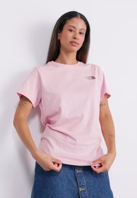 The North Face MOUNTAIN PEAK FRAME - T-shirts med print - midnight mauve