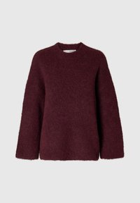 SLFGABELLA O NECK CAMP - Striktrøje - zinfandel