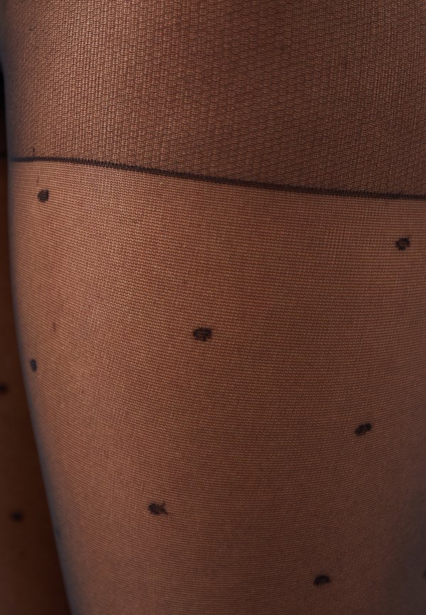 COLLANT EFFET PLUMETIS - Tights - noir2