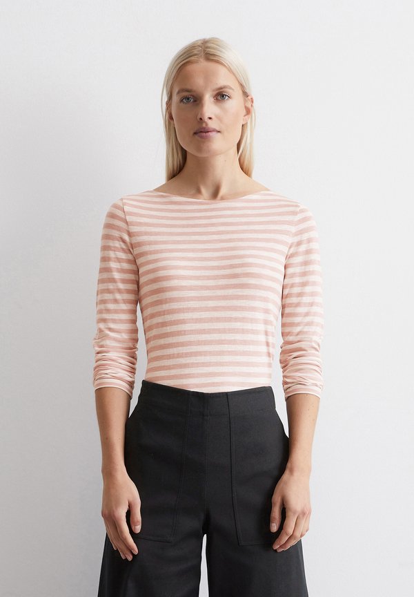 BOAT NECK STRIPED - Long sleeved top - multi  dusty rose
