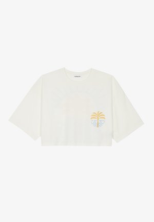 T-shirt print - off-white