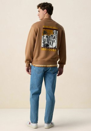 MIT ARTWORK-PRINT - Sweatshirt - braun