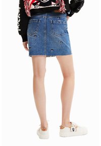 Desigual Denimová sukně - blue denim