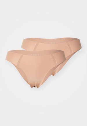 FEEL TINY TANGA 2 PACK - Briefs - nostalgic brown