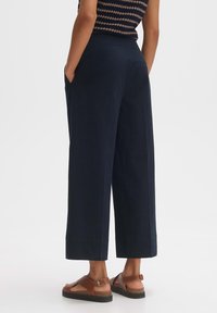 OPUS CULOTTE MISHA DESERT - Trousers - coal blue
