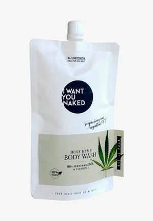 HOLY HEMP BODY WASH BIO-HANFSAMENÖL & VITAMIN E REFILL - Shower gel - -