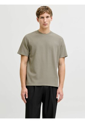 EINFARBIG - Pamata T-krekls - vetiver