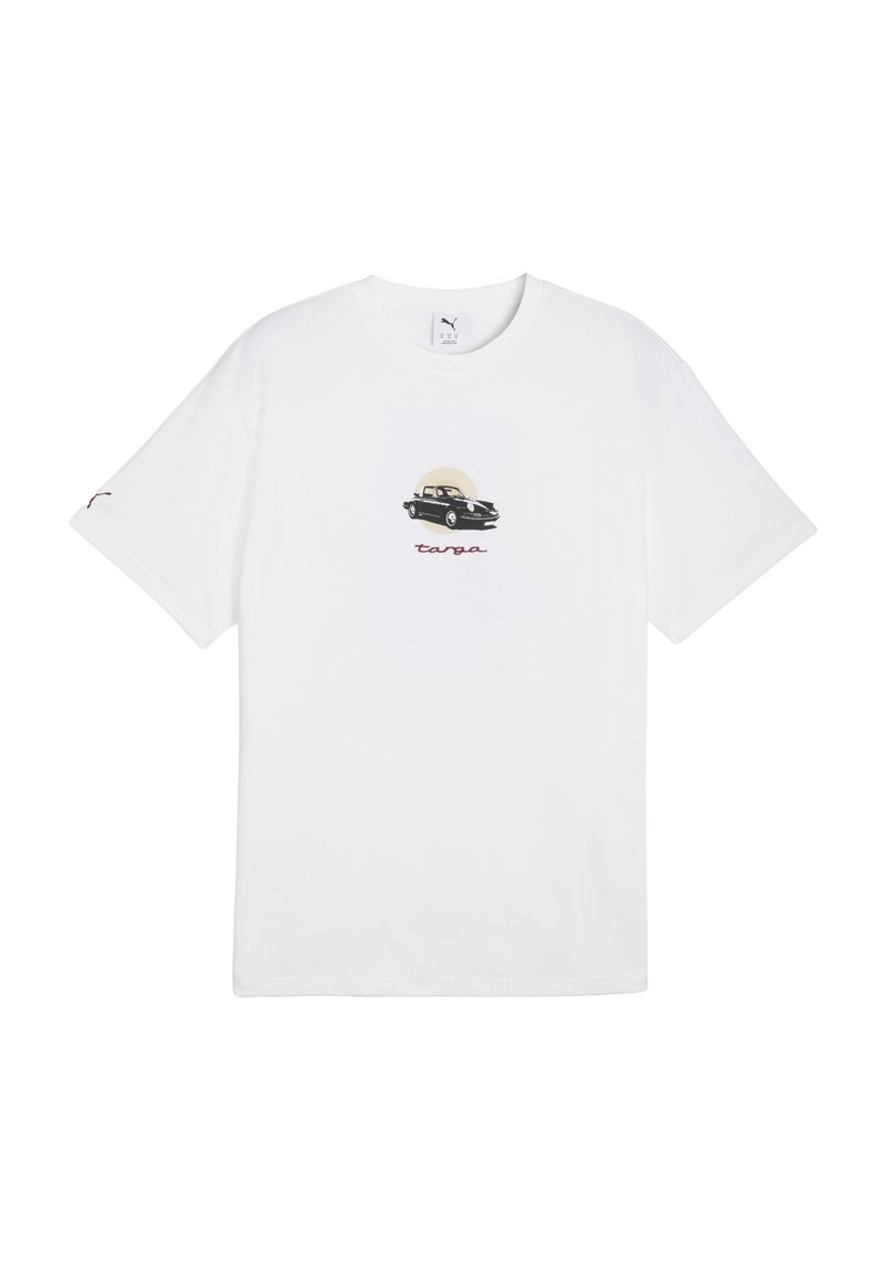 Puma PORSCHE LEGACY - Tricou cu imprimeu - white/alb - Zalando.ro