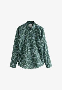 Niet geselecteerd, dark green ditsy