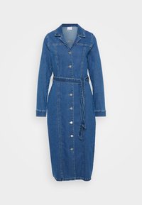 VMTELLY DRESS - Vestito di jeans - dark blue denim