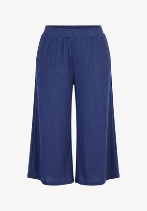 Ulla Popken, EXTRA WIDE LEG ELASTIC WAIST CULOTTES - Pantaloni - universe